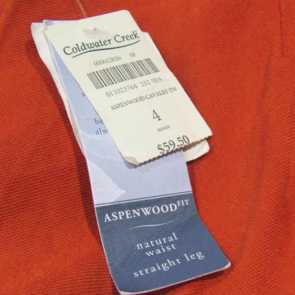 NEW Coldwater Creek Cavalry Twill Pants Aspenwood - Picture 3 of 5
